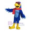 Faucon costume de mascotte