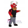 Taureau costume de mascotte