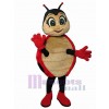 Coccinelle costume de mascotte