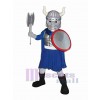 Viking costume de mascotte