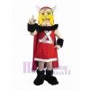 Viking costume de mascotte