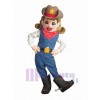Cowgirl costume de mascotte