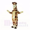 Mascotte girafe de qualité supérieure pour adultes