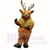 Mascotte brun moose de qualité supérieure costumes adultes