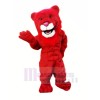 Puissance rouge Lion Mascotte Les costumes Dessin animé