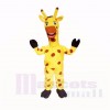 Jaune Amical Poids léger Girafe Costumes De Mascotte Dessin animé