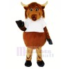 Velu marron Vache Mascotte Les costumes Adulte