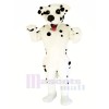Heureux Dalmation Chien Mascotte Les costumes Dessin animé