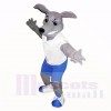 Levrette Chien Avec blanc Chemise Costumes De Mascotte École
