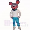 Souriant sport Poids léger Souris Costumes De Mascotte Dessin animé