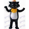 Costume de mascotte adulte Black Wolf Animal