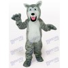 Costume de mascotte adulte gris loup animal