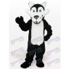 Costume de mascotte adulte de loup blanc