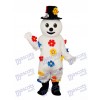 Fleur Bonhomme de neige Mascotte Costume adulte Noël  Xmas