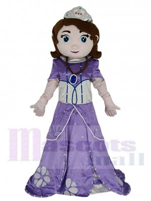 Sofia the First Princesse Sophie Costume de mascotte Dessin animé