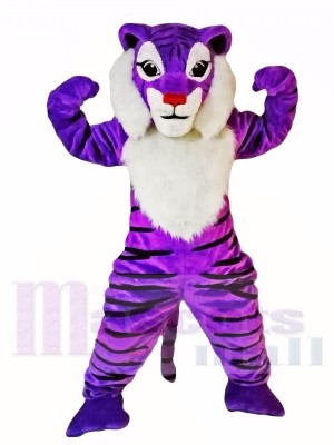 Tigre pourpre Costumes De Mascotte