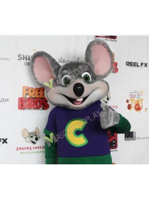 Chuck E. Cheese Mascotte Costume Souris Fast food Promotion