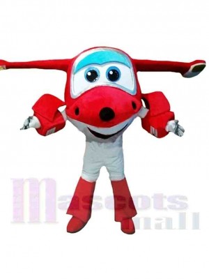 Super ailes rouge Jett Costume de mascotte