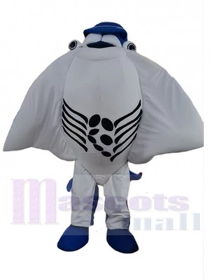 Poisson Diable Raie Manta Mascotte Costume Pour les têtes de mascotte adultes