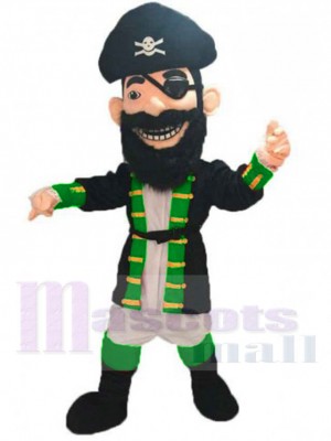 Pirate Barbe Noire dominatrice Mascotte Costume Personnes