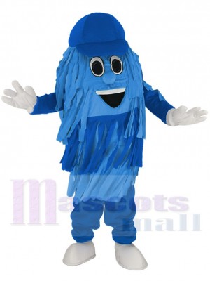 Brosse de nettoyage bleue pour lave-auto Mascotte Costume Dessin animé