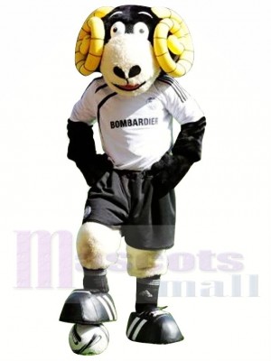 Ram de sport amical Costume de mascotte