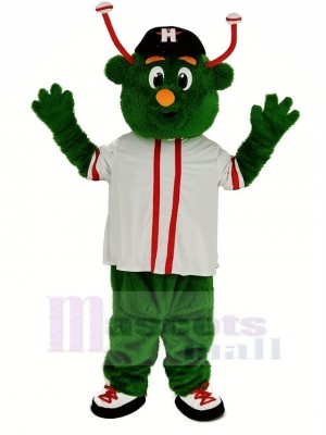 Astros Extraterrestres avec blanc T-shirt Mascotte Costume