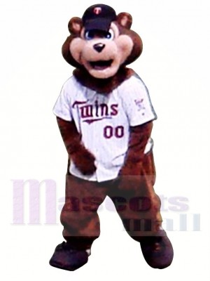 Base-ball Ours brun Costume de mascotte