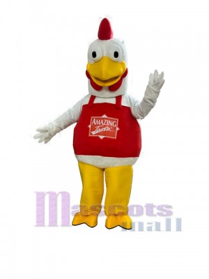 Poulet costume de mascotte