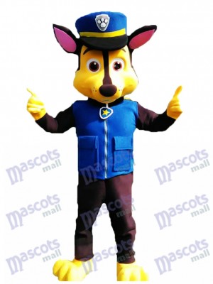 La Pat' Patrouill Paw Patrol Chase Costume de mascotte de chien Cosplay