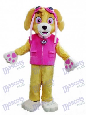 Paw Patrol Skye Adulte Mascotte Costume Chien Costume fantaisie Personnage de dessin animé