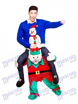 Carry Me Piggy Back Ride sur Costume de mascotte Elfe de fantaisie