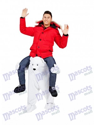Costume mascotte ours polaire Carry Me Mascotte ours blanc