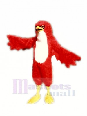 Féroce rouge faucon Mascotte Les costumes Adulte