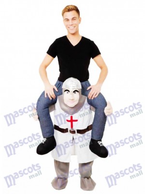 Les Croisades Piggy Back Carry Me Costume de mascotte Crusader Knight Déguisements