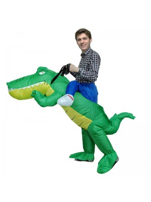 Crocodile Alligator Porter moi Balade sur Gonflable Costume Halloween Noël pour Adulte/enfant