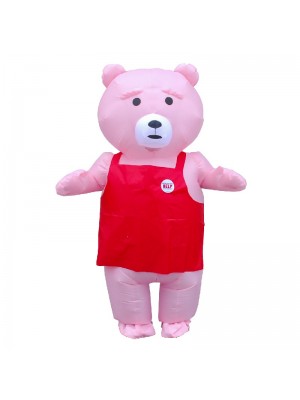 Rose Teddy Ours Gonflable Costume Halloween Noël Cosplay Costume