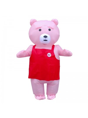 Rose Teddy Ours Gonflable Costume Halloween Noël Cosplay Costume