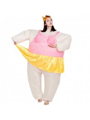 Ballerine Gonflable Costume Tiare couronne Halloween Noël Costume pour Adulte Sakura Pink