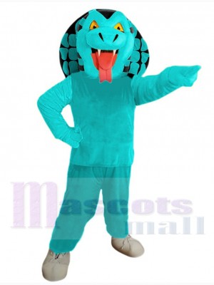Serpent de couleur turquoise Costume de mascotte Animal