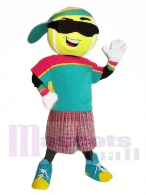 Balle de tennis de sport Costume de mascotte