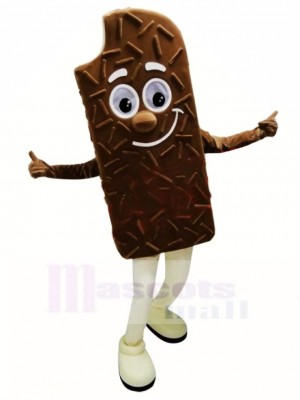 Chocolat géant Crème glacée Costume de mascotte