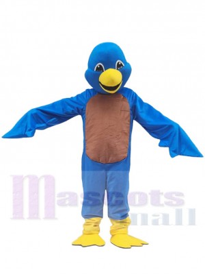 Oiseau bleu Mascotte Costume Pour les têtes de mascotte adultes