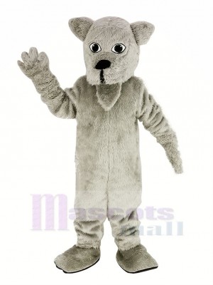 Poilu blanc Scottie Chien Mascotte Costume Animal