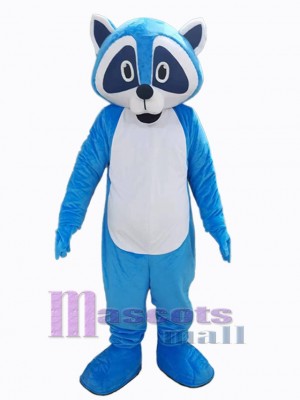 Raton laveur bleu mignon Mascotte Costume Animal