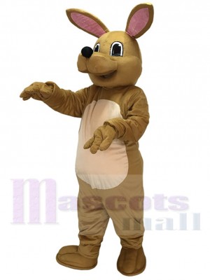 Costume de mascotte kangourou Tan mignon Animal