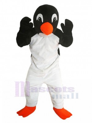 Pingouin noir et blanc mignon Costume de mascotte Animal