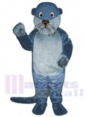 Loutre Ollie Bleue Costume de mascotte Animal