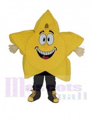 Jaune Comic Star Mascotte Costume