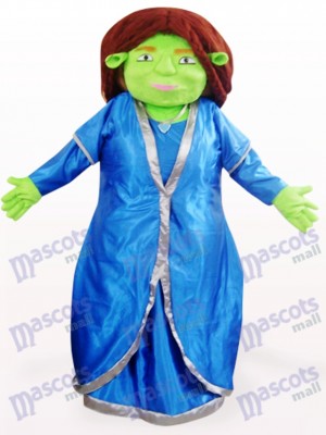 Costume de mascotte Fiona Shrek Anime vert